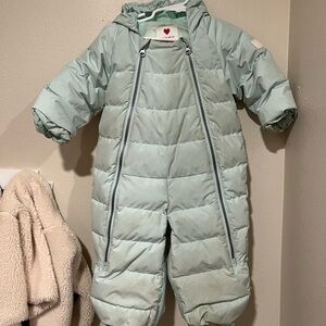Mint Green Kids Puffer Jacket